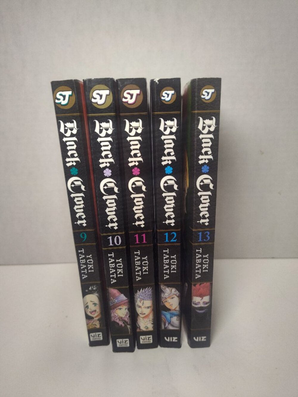 Black Clover Manga Volumes 9-13 Complete Set Yuki Tabata VIZ Media